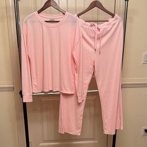 Dittos Light Pink Women's Pajama Set-Sz XL